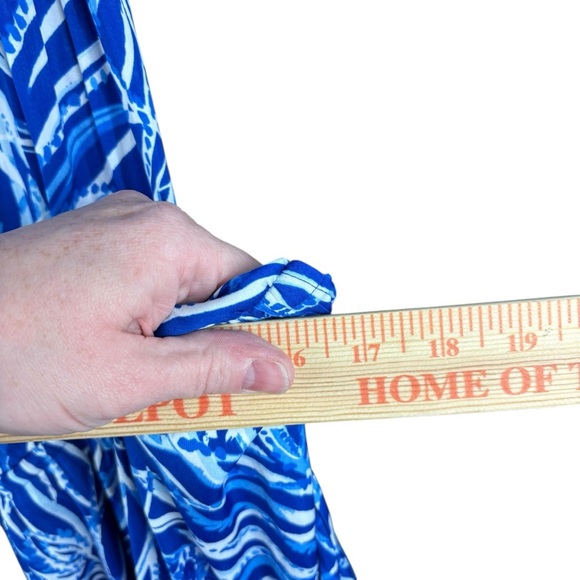 Lilly Pulitzer Women’s Early Riser Belted Wide Leg Jumpsuit in Dusk sz XS - Picture 10 of 15